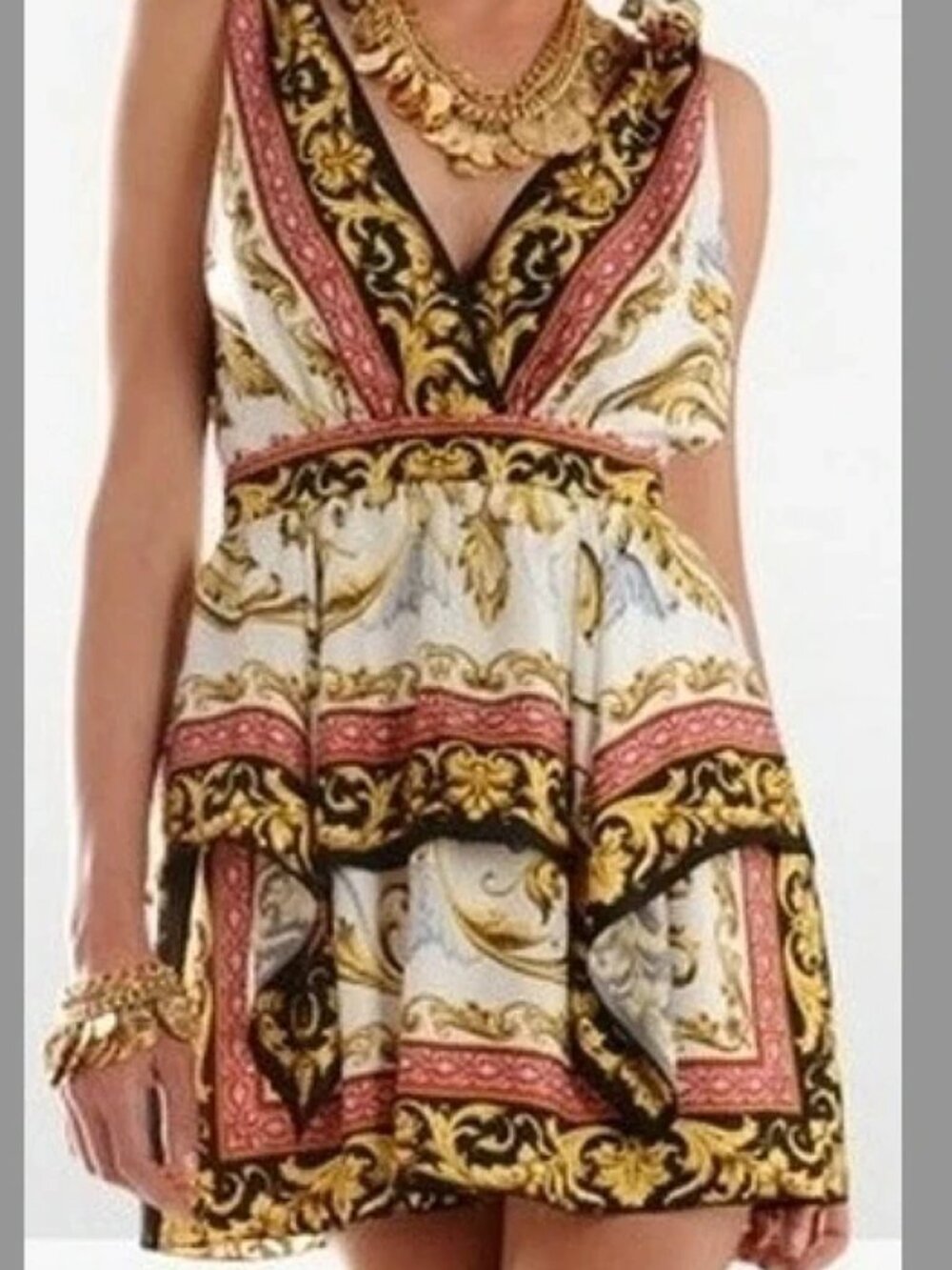 2012 D&G silk mini dress